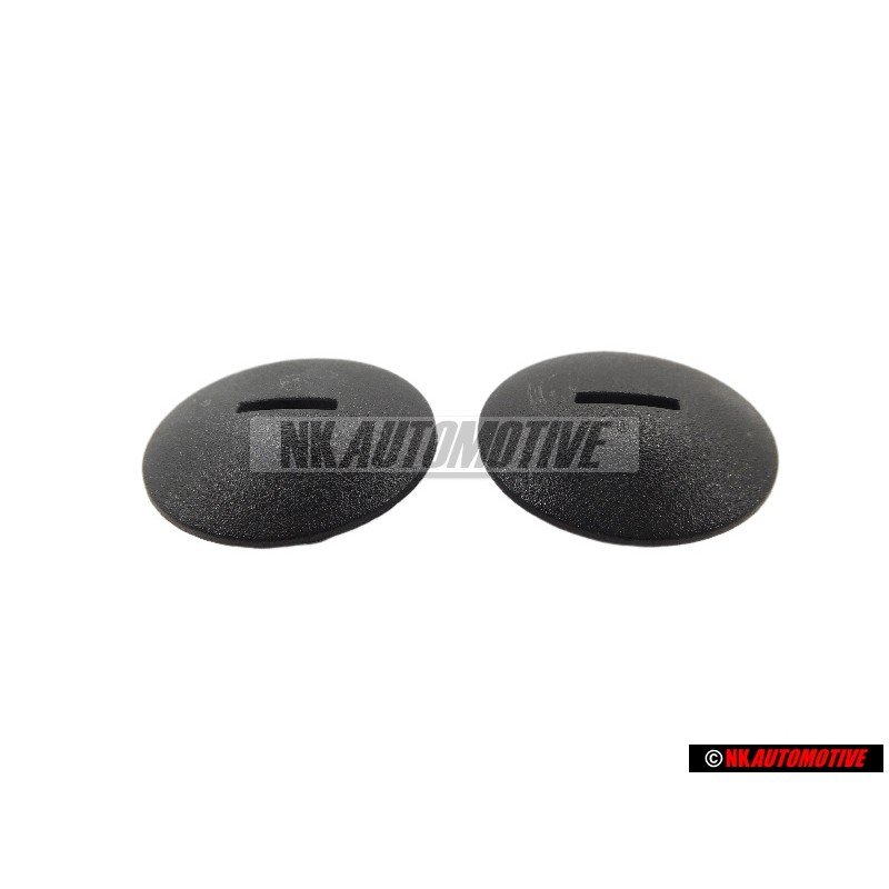 2x VW Originale Bottone Automatico Nero Satinato - 441863987A B41