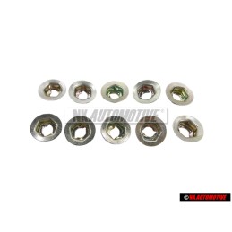 10x VW Originale Dado Autofilettante - N 0386011