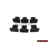 6x VW Originale Graffetta Nero Satinato - 357867646 9B9