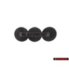 3x VW Originale Graffetta Nero Satinato - 321867838 01C