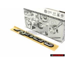VW Originale SYNCRO Posteriore Logo Emblema Scritta Cromo - 3A0853675A Z10