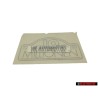 VW Originale Scritta Pellicola Argento Diamante/Rosso Mattone - 191853750J YG9