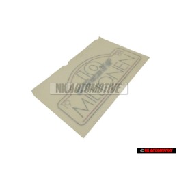 VW Originale Scritta Pellicola Argento Diamante/Rosso Mattone - 191853750J YG9