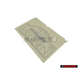 VW Originale Scritta Pellicola Argento Diamante/Rosso Mattone - 191853750J YG9