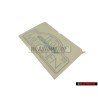 VW Originale Scritta Pellicola Argento Diamante/Rosso Mattone - 191853750J YG9