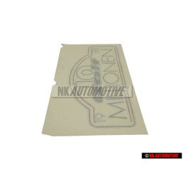 VW Originale Scritta Pellicola Argento Diamante/Rosso Mattone - 191853750J YG9
