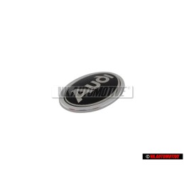 Audi Originale Lato Logo Emblema Simbolo Nero Cromo - 895853621A 01C