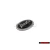 Audi Originale Lato Logo Emblema Simbolo Nero Cromo - 895853621A 01C