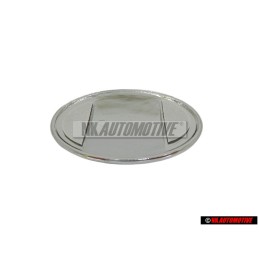 Audi Originale Lato Logo Emblema Simbolo Nero Cromo - 895853621A 01C