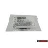 Audi Originale Lato Logo Emblema Simbolo Nero Cromo - 895853621A 01C