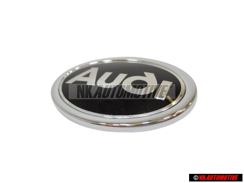 Audi Originale Lato Logo Emblema Simbolo Nero Cromo - 8D0853621B 2ZZ