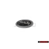 Audi Originale Lato Logo Emblema Simbolo Nero Cromo - 8D0853621B 2ZZ