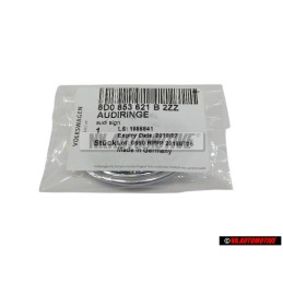 Audi Originale Lato Logo Emblema Simbolo Nero Cromo - 8D0853621B 2ZZ