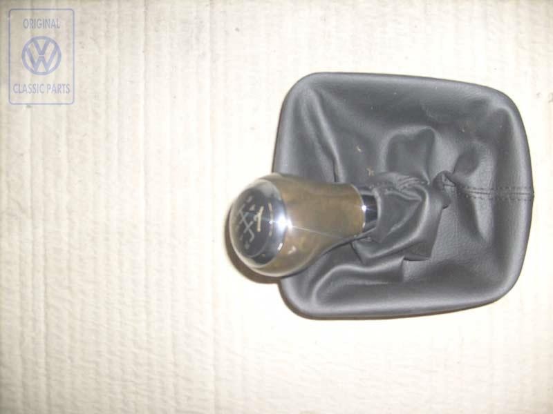 VW Originale Pomello Leva Cambio Con Cuffia Per Leva Cuoio - 1K0064255M