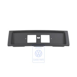 VW Originale Cornice Per Targa Nero Satinato - 1H5853481B 01C