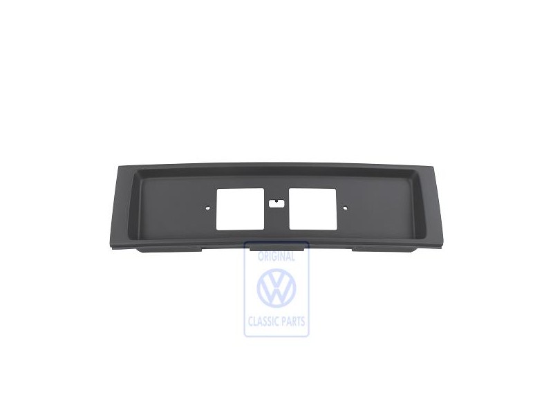 VW Originale Cornice Per Targa Nero Satinato - 1H5853481B 01C