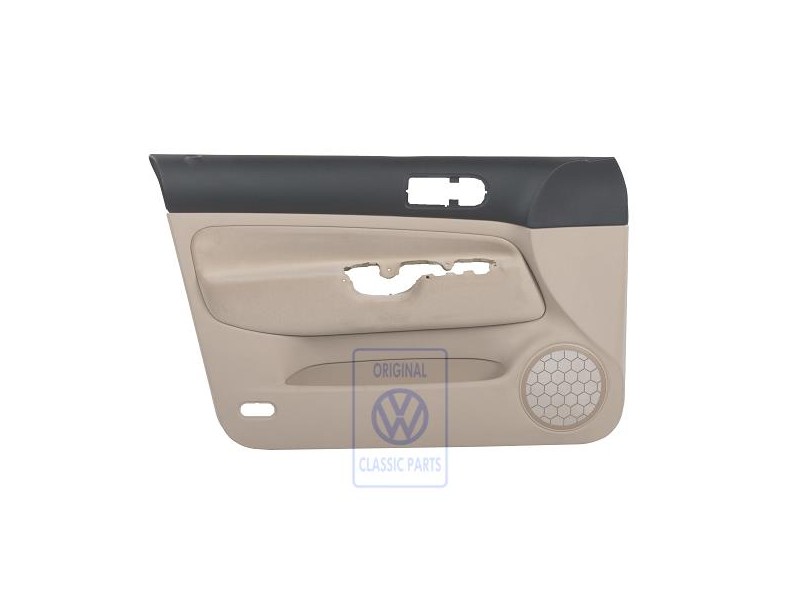 VW Originale Rivestimento Porta (Tessuto) Nero/Beige Chiaro - 1J4867011CSPDM