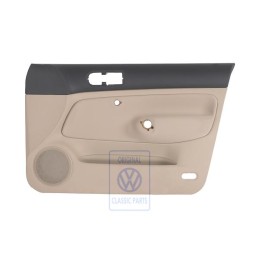 VW Originale Rivestimento Porta (Tessuto) Nero/Beige Chiaro - 1J4867012CJJGL