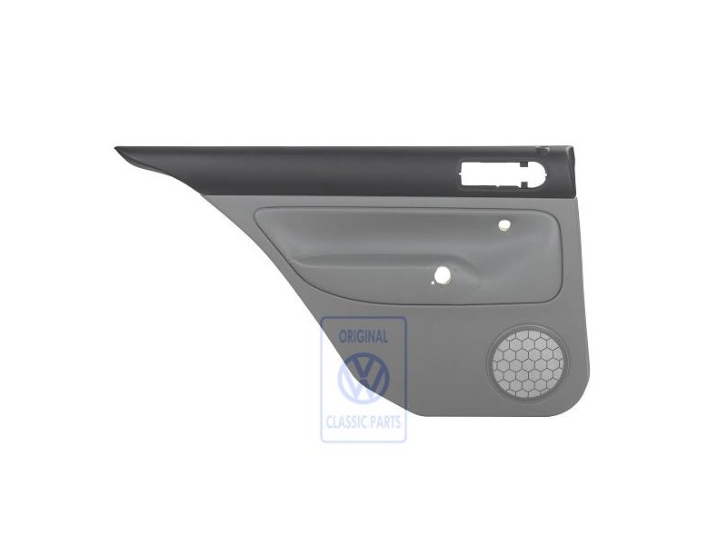 VW Originale Rivestimento Porta (Pelle) Nero/Beige Chiaro - 1J5867211BGLKY