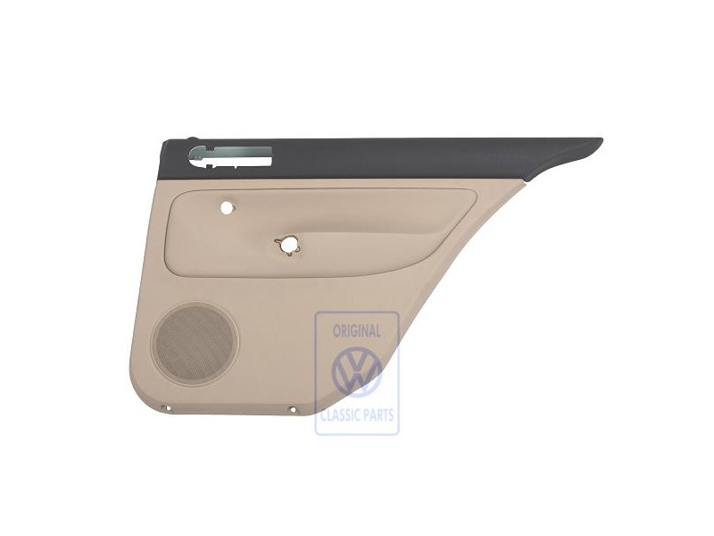 VW Originale Rivestimento Porta (Tessuto) Nero/Beige Chiaro - 1J5867212ADJGE