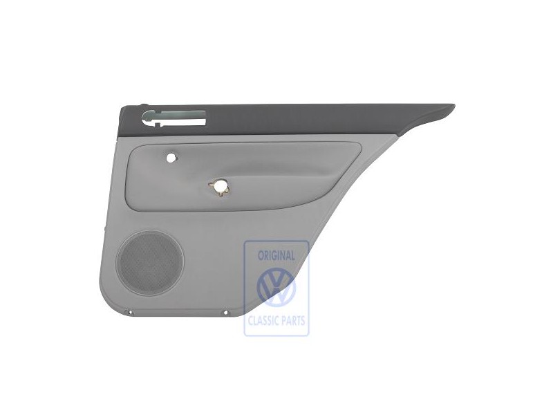 VW Originale Rivestimento Porta (Tessuto) Nero/Grigio Flanella - 1J5867212ADJGH