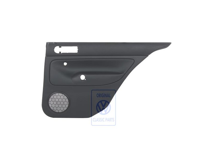 VW Originale Rivestimento Porta (Pelle) Nero/Nero - 1J5867212ALHSA