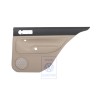 VW Originale Rivestimento Porta (Pelle) Nero/Beige Chiaro - 1J5867212BGLKY