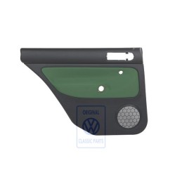 VW Originale Rivestimento Porta (Tessuto) Nero/Verde Cosmico - 1J9867211Q KNQ