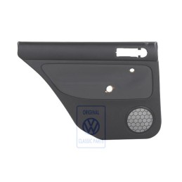 VW Originale Rivestimento Porta (Tessuto) Nero/Antracite - 1J9867211Q KNR