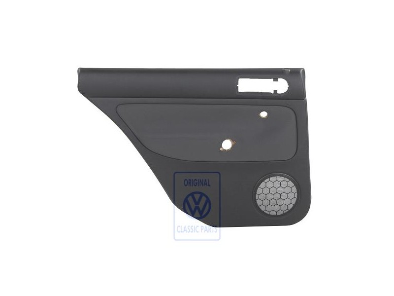 VW Originale Rivestimento Porta (Tessuto) Nero/Antracite - 1J9867211Q KNR