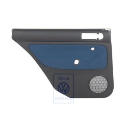 VW Originale Rivestimento Porta (Tessuto) Nero/Jazzblue - 1J9867211Q KNT