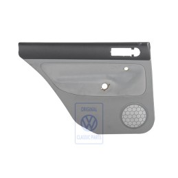 VW Originale Rivestimento Porta (Tessuto) Nero/Grigio Flanella - 1J9867211S HWL