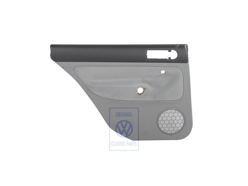 VW Originale Rivestimento Porta (Tessuto) Nero/Grigio Flanella - 1J9867211S HWL