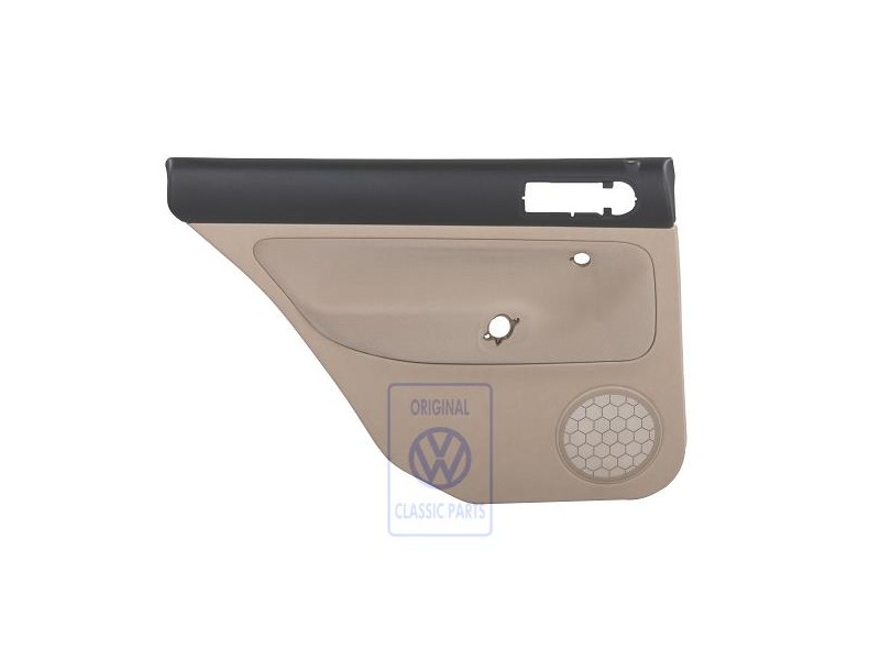 VW Originale Rivestimento Porta (Tessuto) Nero/Beige Chiaro - 1J9867211S HWM