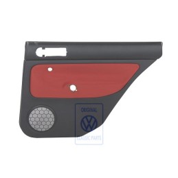 VW Originale Rivestimento Porta (Tessuto) Nero/Arancio Tropic - 1J9867212Q KNP