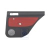 VW Originale Rivestimento Porta (Tessuto) Nero/Arancio Tropic - 1J9867212Q KNP