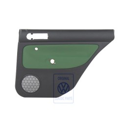 VW Originale Rivestimento Porta (Tessuto) Nero/Verde Cosmico - 1J9867212Q KNQ