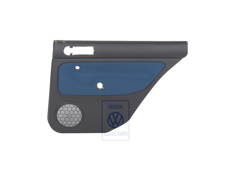 VW Originale Rivestimento Porta (Tessuto) Nero/Jazzblue - 1J9867212Q KNT