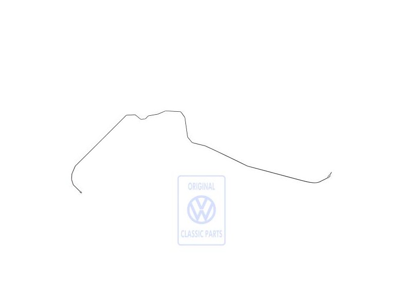 VW Originale Tubo Freno Da Raccordo A Tubo Fless. 