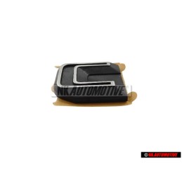 VW Originale C Posteriore Logo Emblema Scritta Argento Spazzolato - 321853741