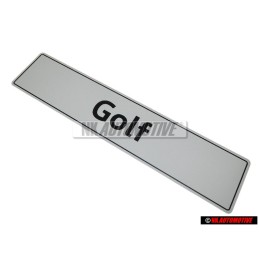 VW Originale Targa (Autoilluminata) - 5K0071801F