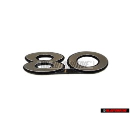 Audi Originale 80 Posteriore Logo Emblema Scritta Argento - 811853749