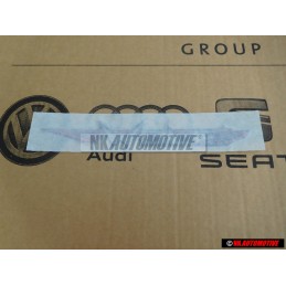 VW Originale WOLF Posteriore Logo Emblema Scritta Cromo Rosso - 17S853750AD54T