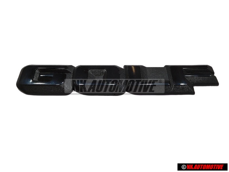 VW Originale GOLF Posteriore Logo Emblema Scritta Nero - 191853687F 01C