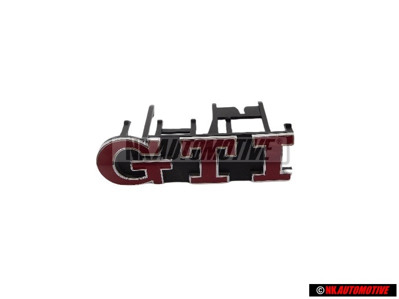 VW Originale GTI Fronte Logo Emblema Scritta Rosso - 1J6853679H JGS