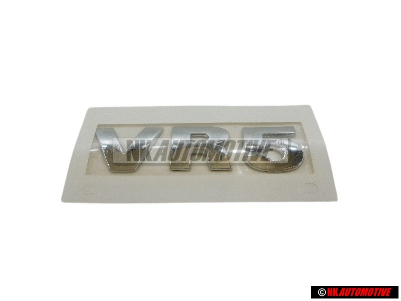 VW Originale VR5 Posteriore Logo Emblema Scritta Cromo - 3B0853675B 739