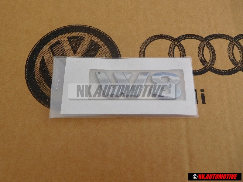 VW Originale W8 Posteriore Logo Emblema Scritta Cromo - 3B0853675P 739