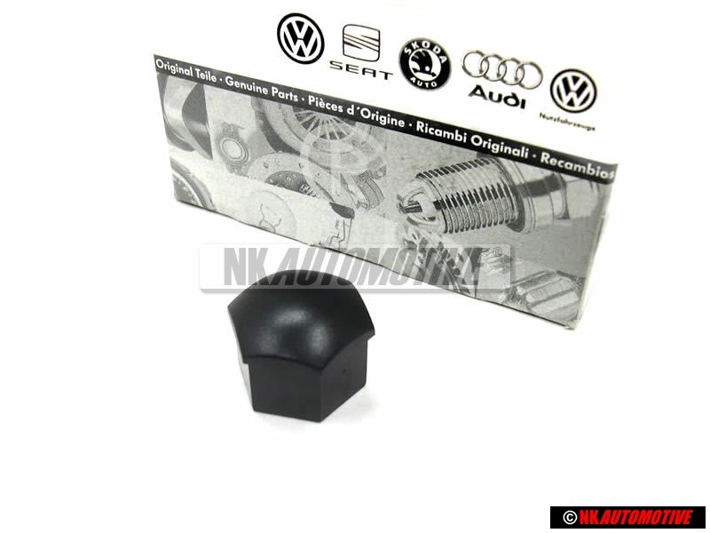 VW Originale Calotta Per Vite Nero Satinato - 321601173A 01C