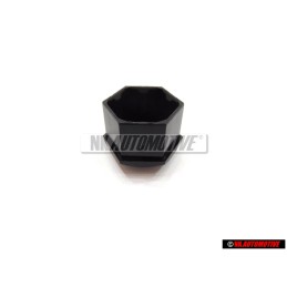 VW Originale Calotta Per Vite Nero Satinato - 321601173A 01C