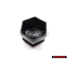 VW Originale Calotta Per Vite Nero Satinato - 321601173A 01C